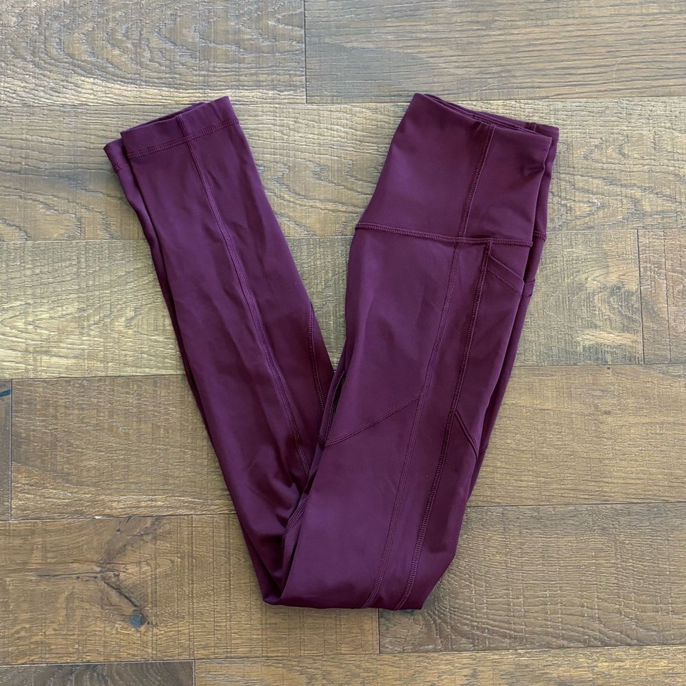 lululemon fast and free with pockets 28”
